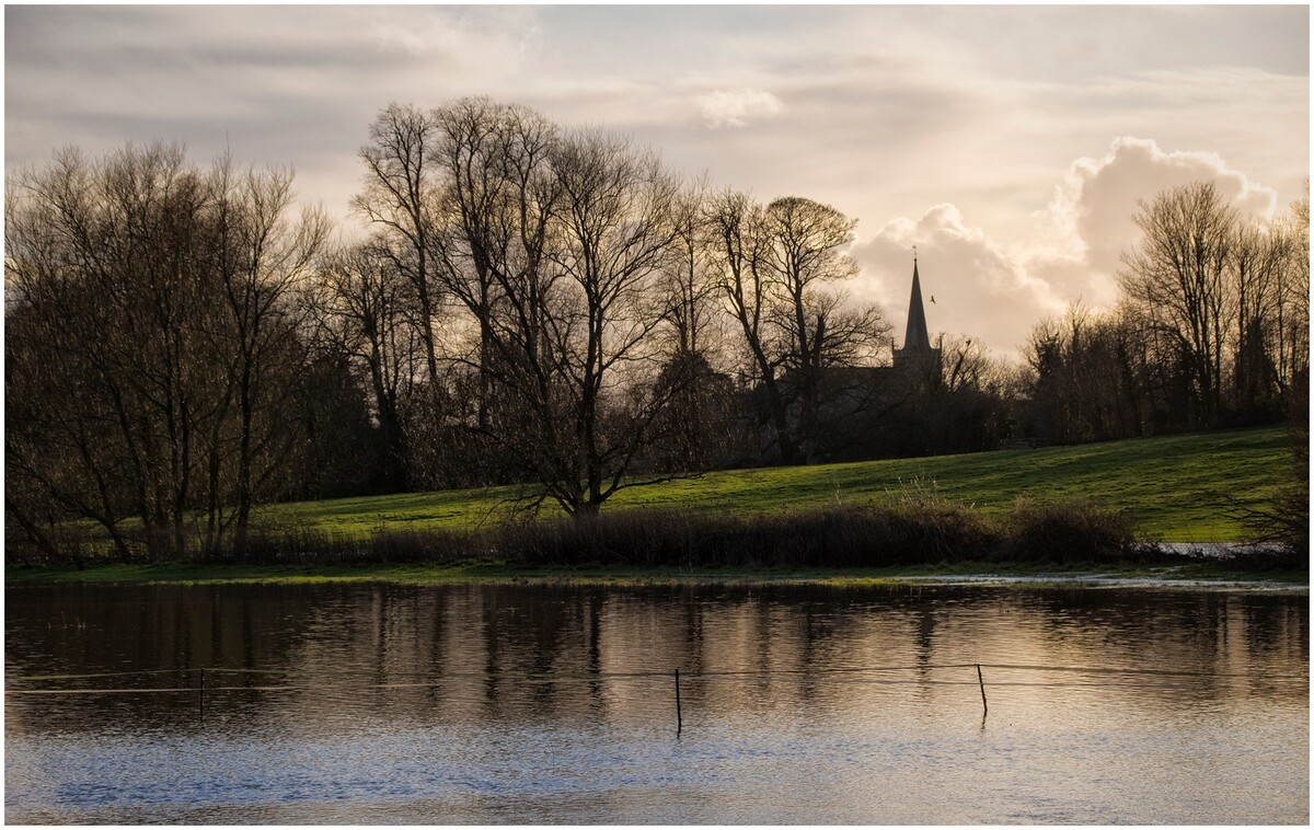 Flooded Fields at Reybridge